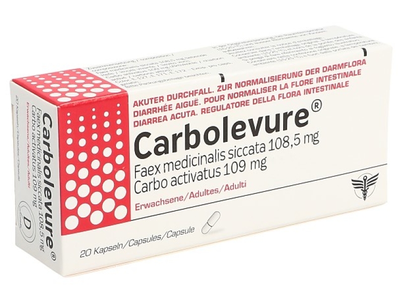 CARBOLEVURE capsule adulti 20 pezzi