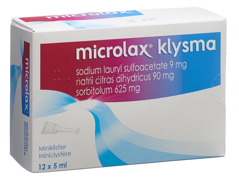 MICROLAX clystère 12 tube 5 ml