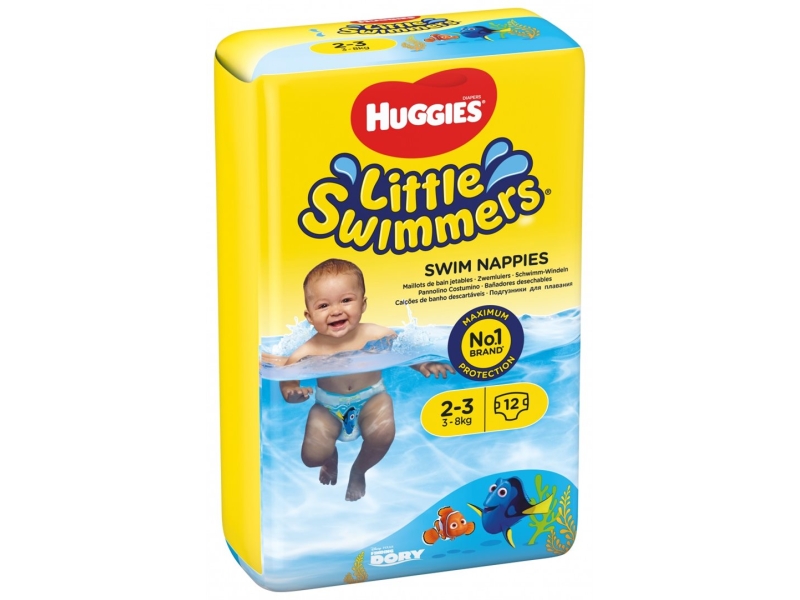 HUGGIES little swimmers couche taille 2-3 12 pièces