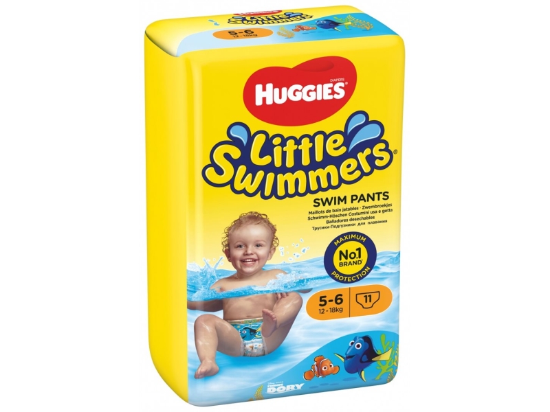 HUGGIES little swimmers couche taille 5-6 11 pièces