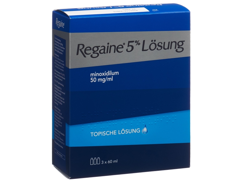 REGAINE solution topique 5 % 3 flacon 60 ml