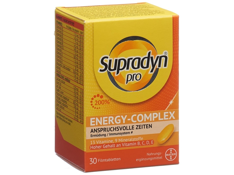 SUPRADYN Pro energy-complex 30 comprimés pelliculés