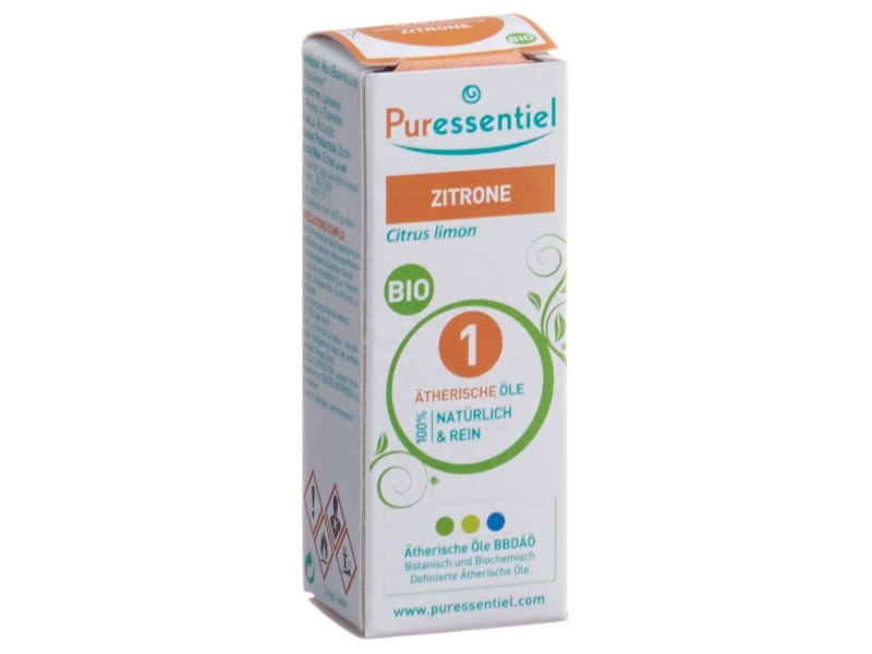 PURESSENTIEL Zitrone Bio Ätherisches Öl Flakon 10 ml