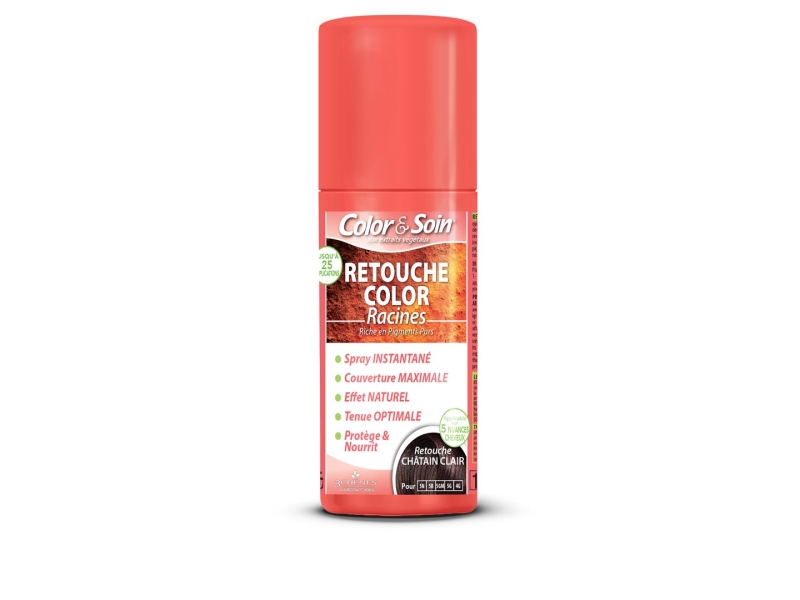 COLOR & SOIN Retouche châtain clair spray 75 ml
