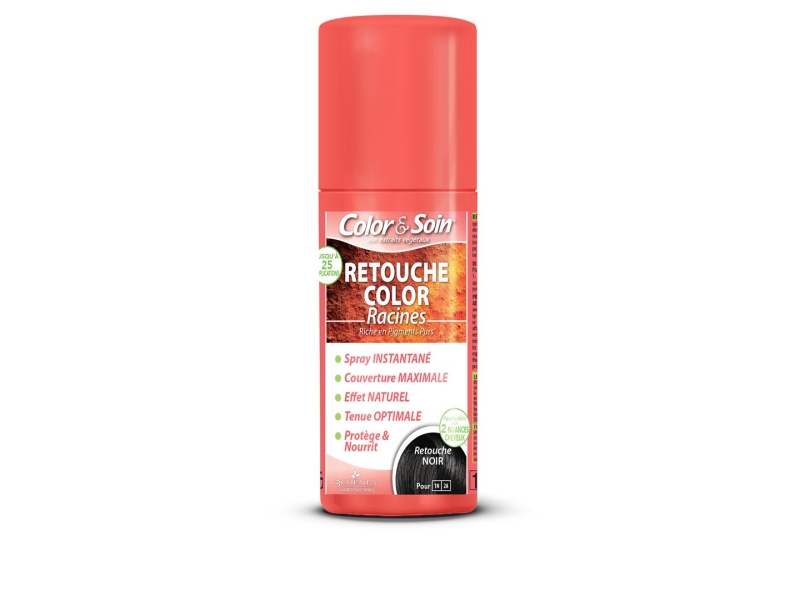 COLOR & SOIN Retouche noir spray 75 ml