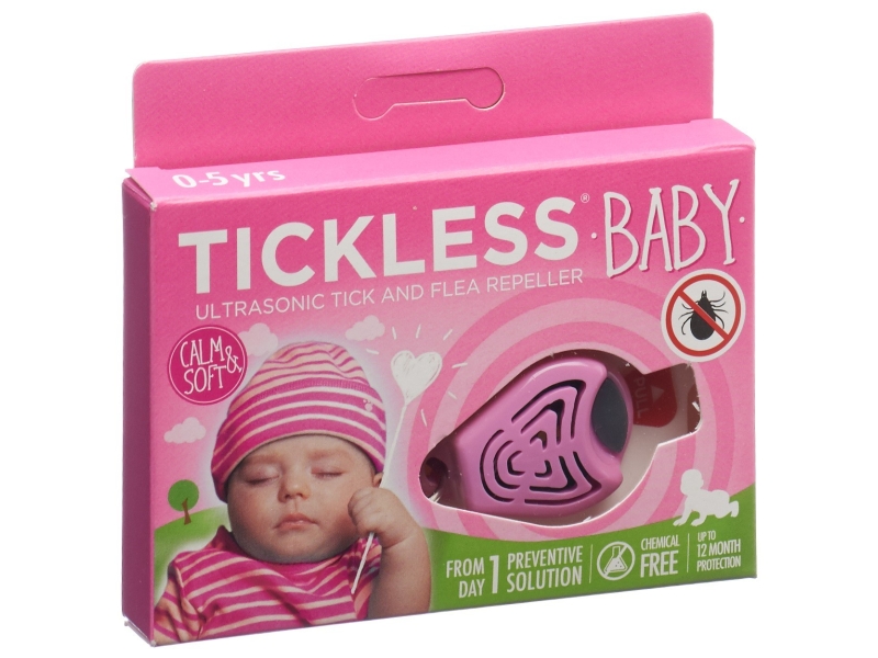 TICKLESS Baby Protection tiques rose