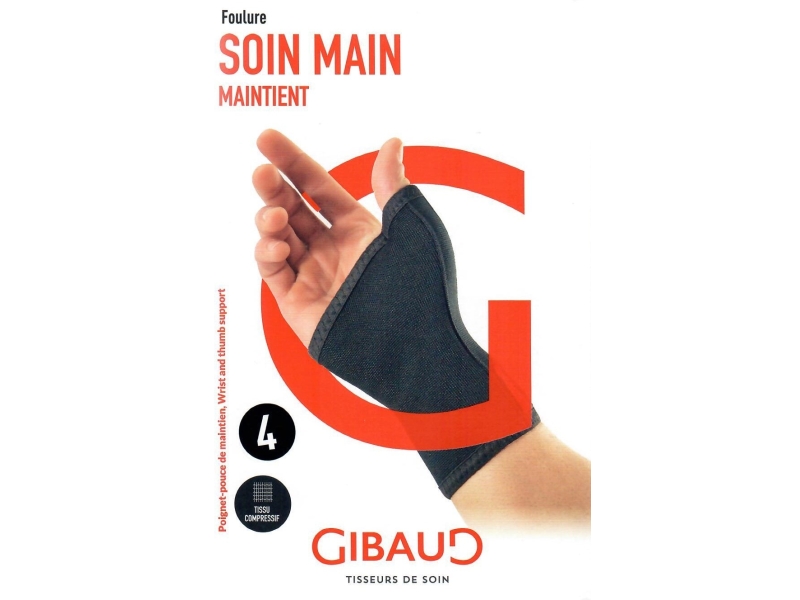 GIBAUD Handgelenk-Daumenbandage anatom Gr2 16-17cm