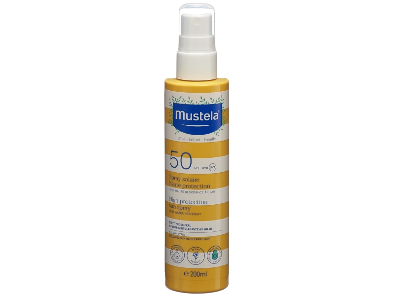MUSTELA Solaire spray solaire SPF50 200 ml