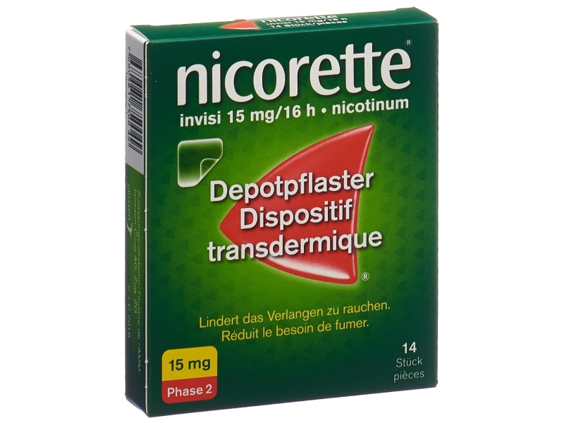 NICORETTE Invisible patch 15 mg/16H 14 pièces