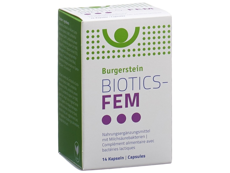 BURGERSTEIN Biotics-Fem capsules 14 pièces